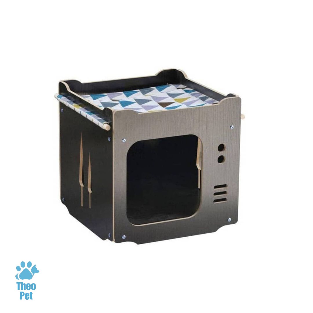 خانه سگ چوبی