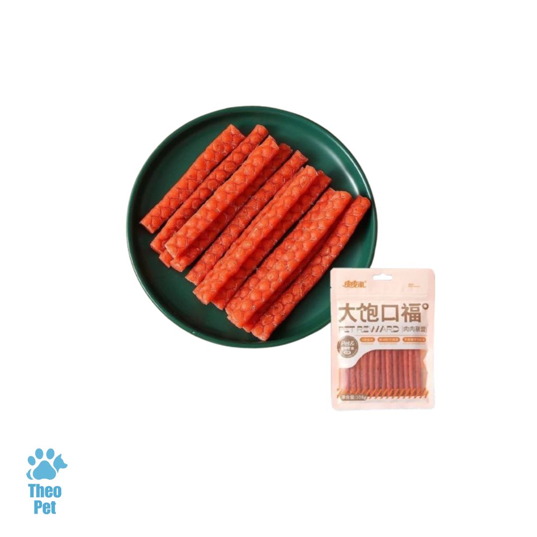 تشویقی سگ تائوتائو Taotao – طعم مرغ | 100 گرم