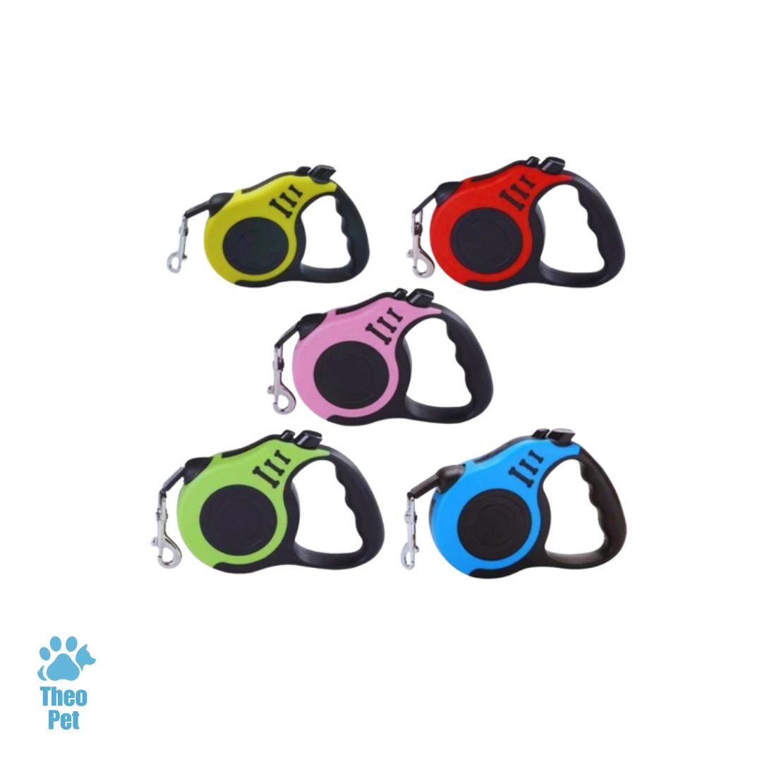 قلاده جمع‌شونده ۵ متری برای سگ و گربه تا وزن ۱۵ کیلوگرم