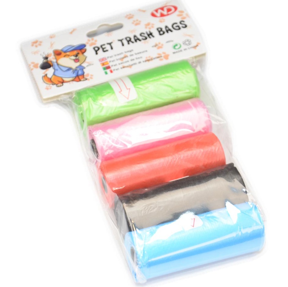 کیسه جمع آوری مدفوع سگ 5 عددی - تصویر 3